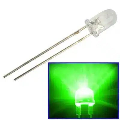 Green Led 5mm (Transparent)