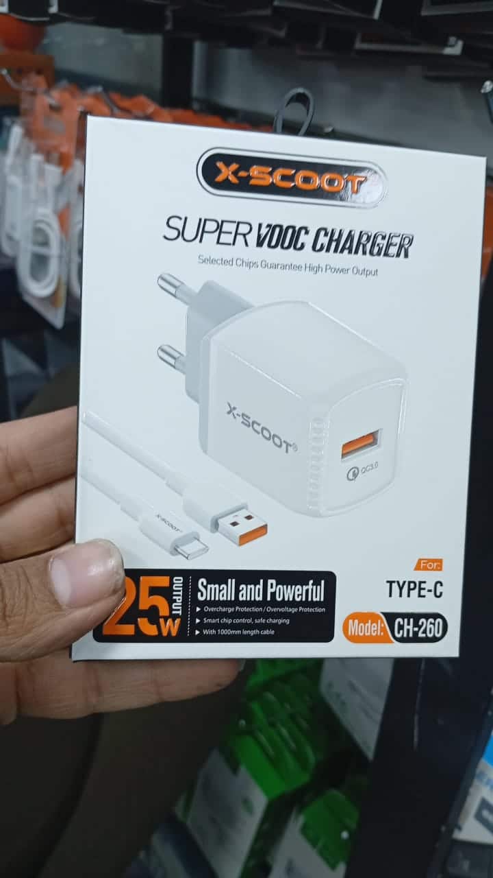 WhatsApp Image 2025-08-09 at 21.04.23_073c74a0 X-SCOOT CH-260 Wall Charger TYPE C 25W