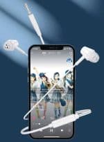 EARPHONE hands free HeadPhone جلد