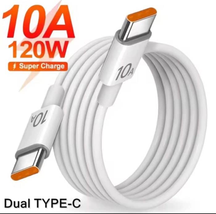 charger cable TYPE C TO TYPE C 120W